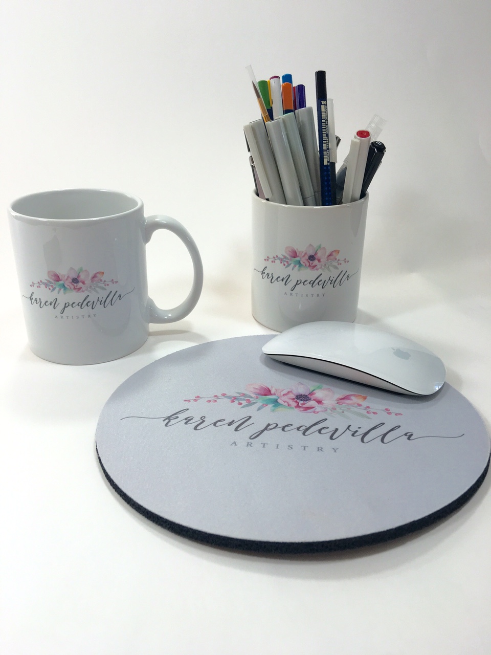 Pedevilla Artistry Logo made with sublimation printing