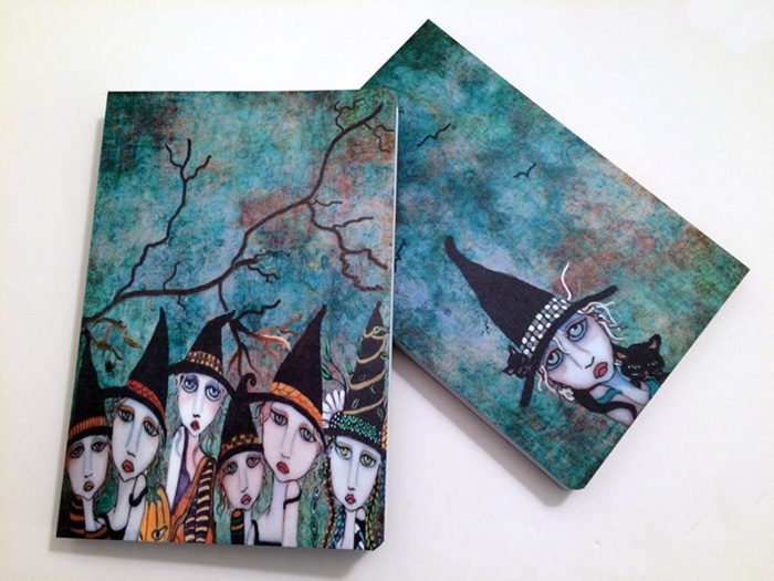 Painted Lady Sketchbook made with sublimation printing
