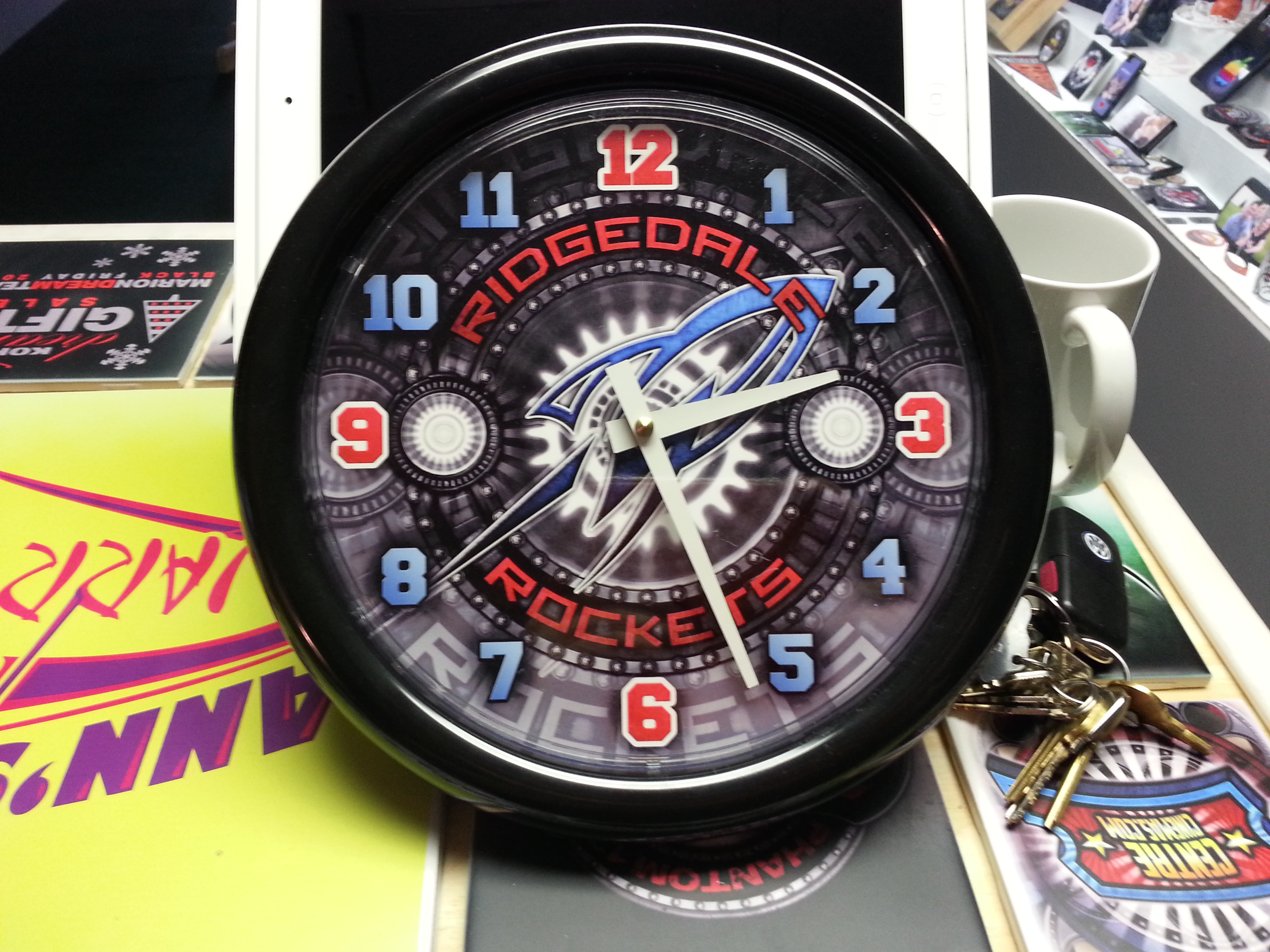 Wall Clock made with sublimation printing
