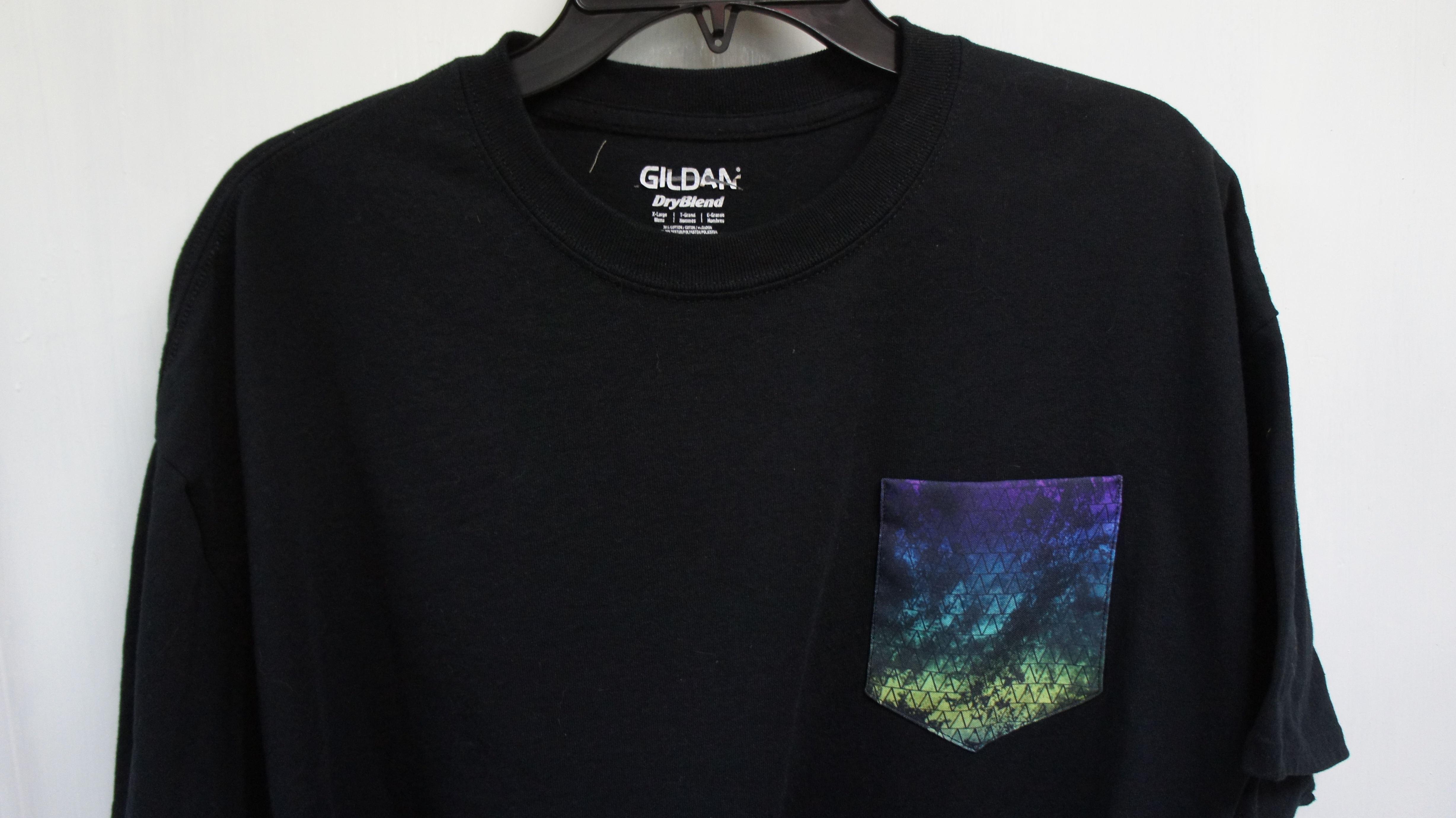 Dye Sublimation Pocket T-Shirt made with sublimation printing