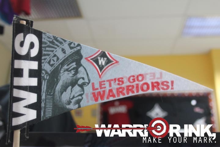 Pennant - School Spirit made with sublimation printing