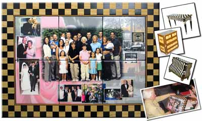 Family Keepsake Mural made with sublimation printing