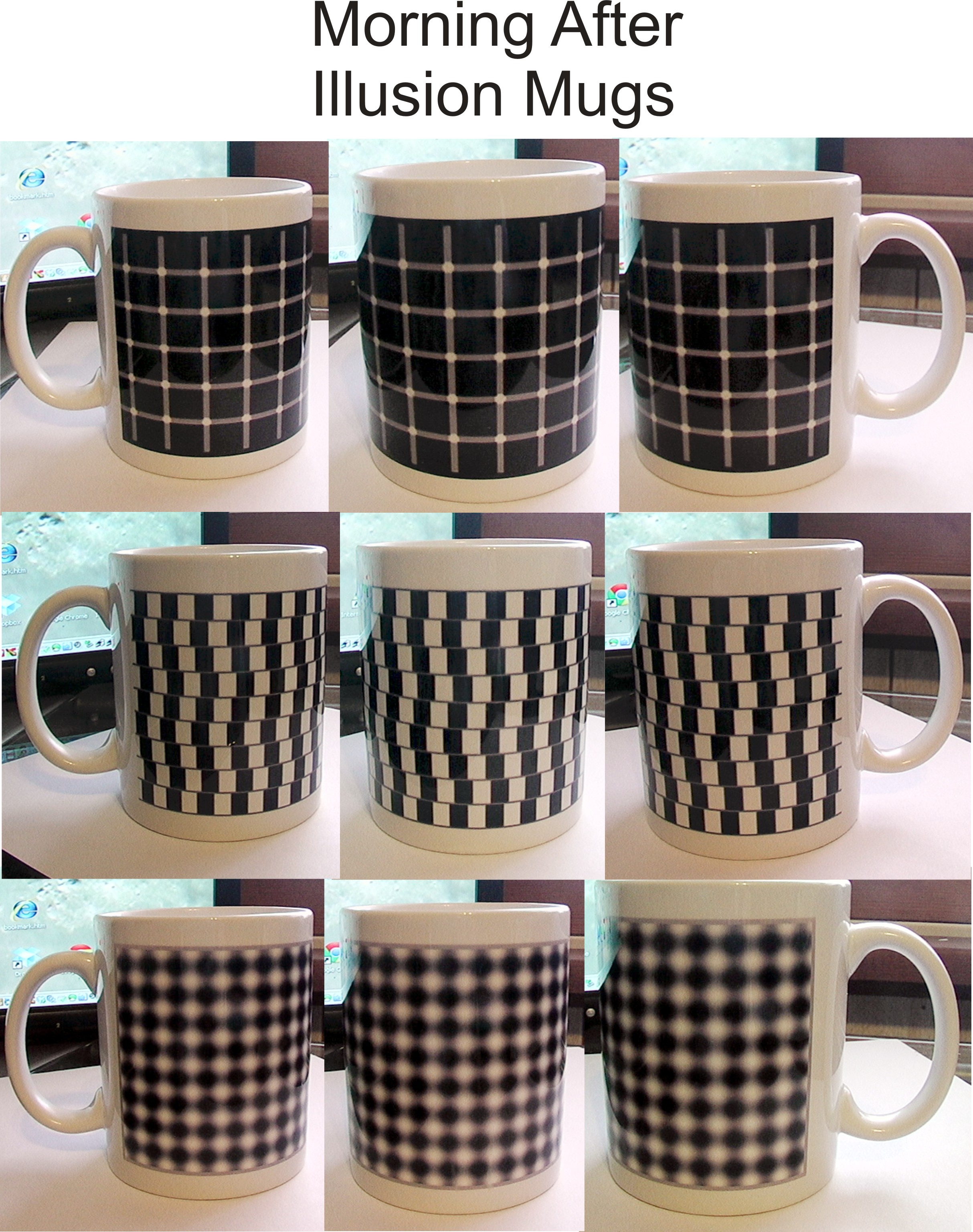 Morning After Mugs made with sublimation printing