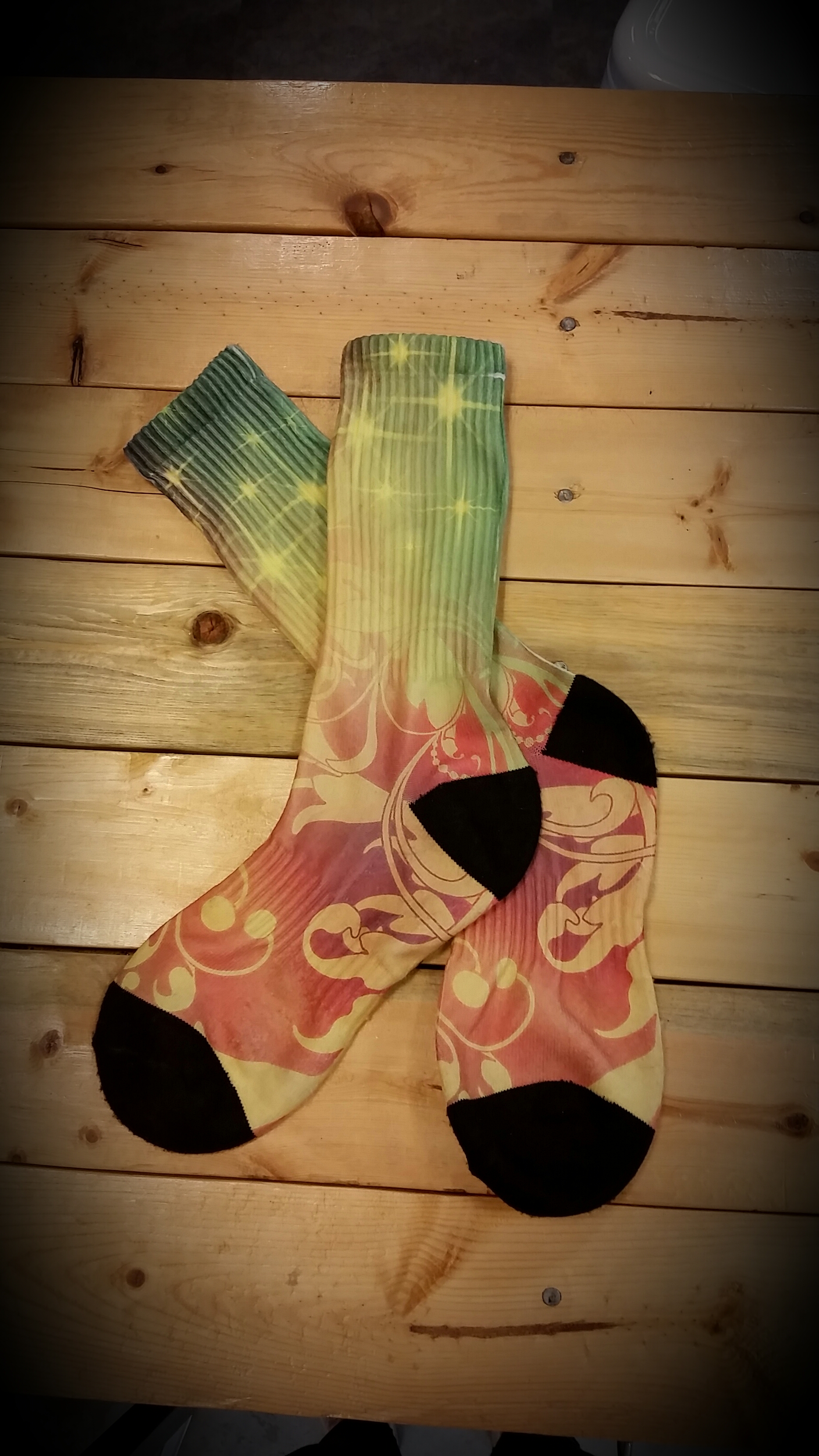 Cool Vibe Socks made with sublimation printing