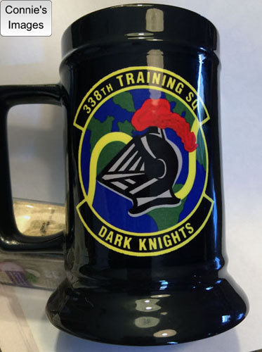 Black Beer Stein made with sublimation printing