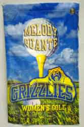 GRIZZLIES GOLF TOWEL made with sublimation printing