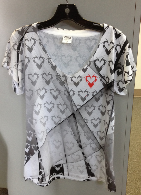 50 Shades made with sublimation printing