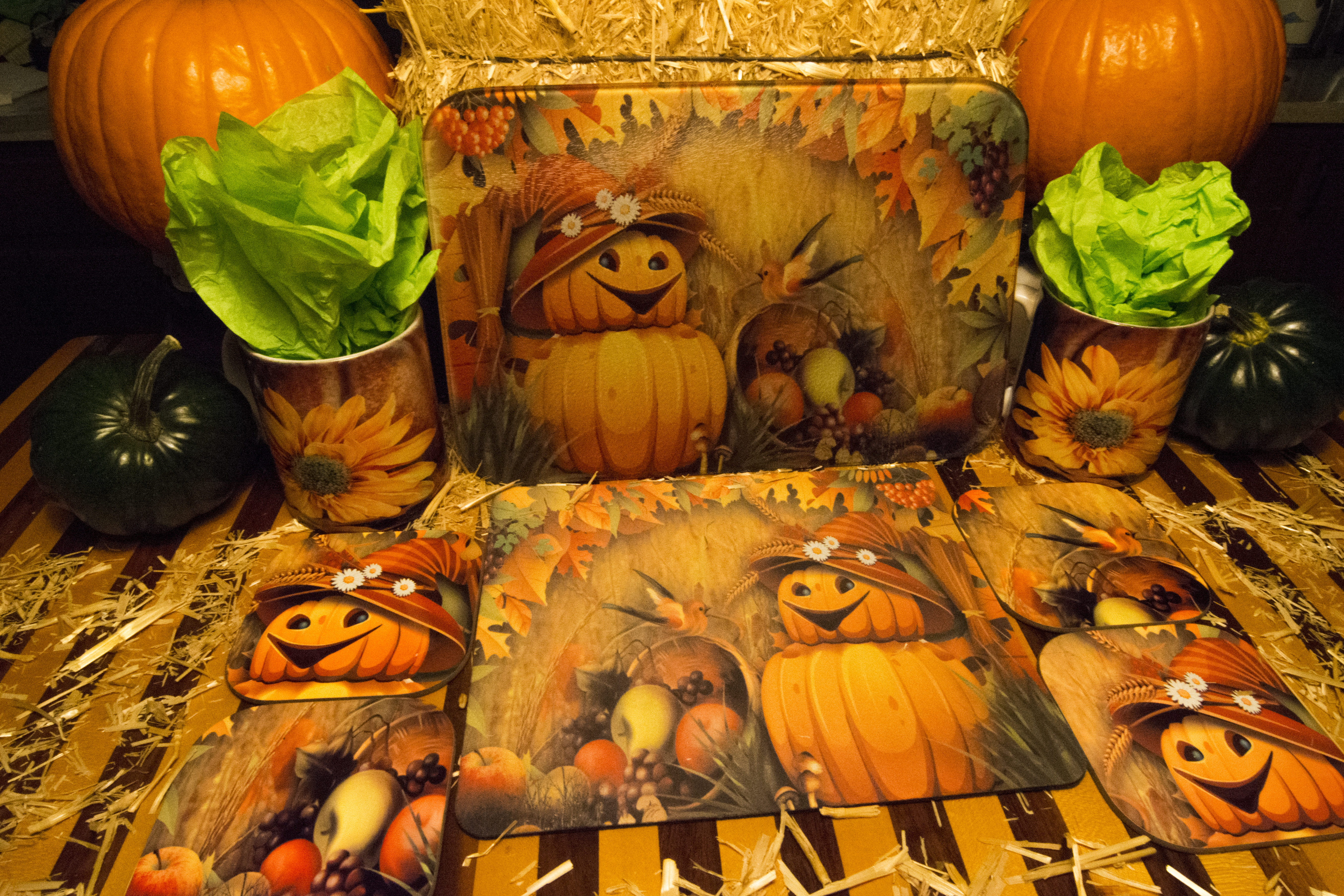 FALL COLORS CUTTING BOARD made with sublimation printing