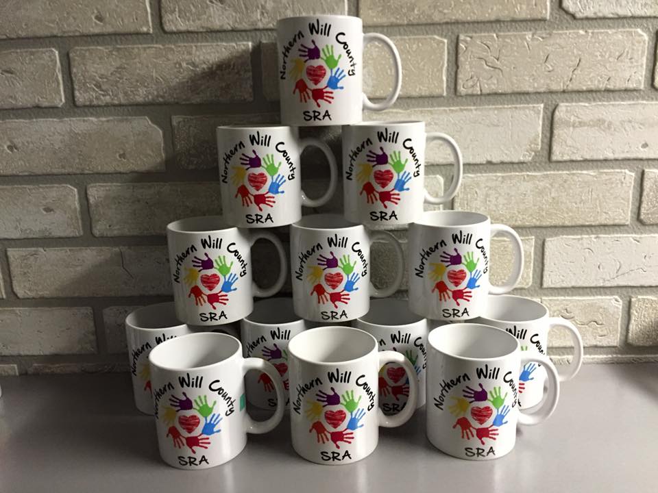 Mugs for a good cause made with sublimation printing