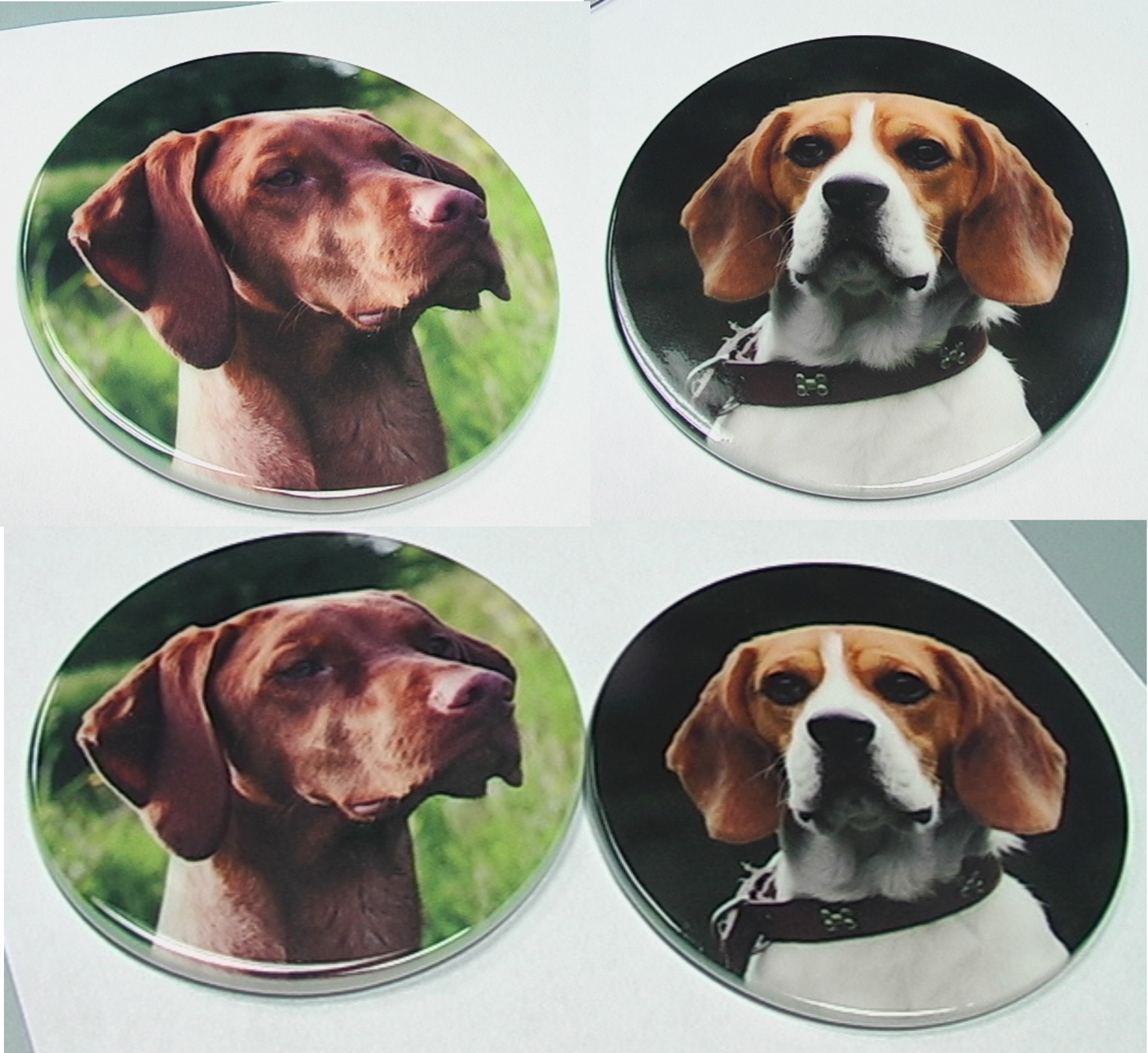 porcelain pet memorial inserts made with sublimation printing