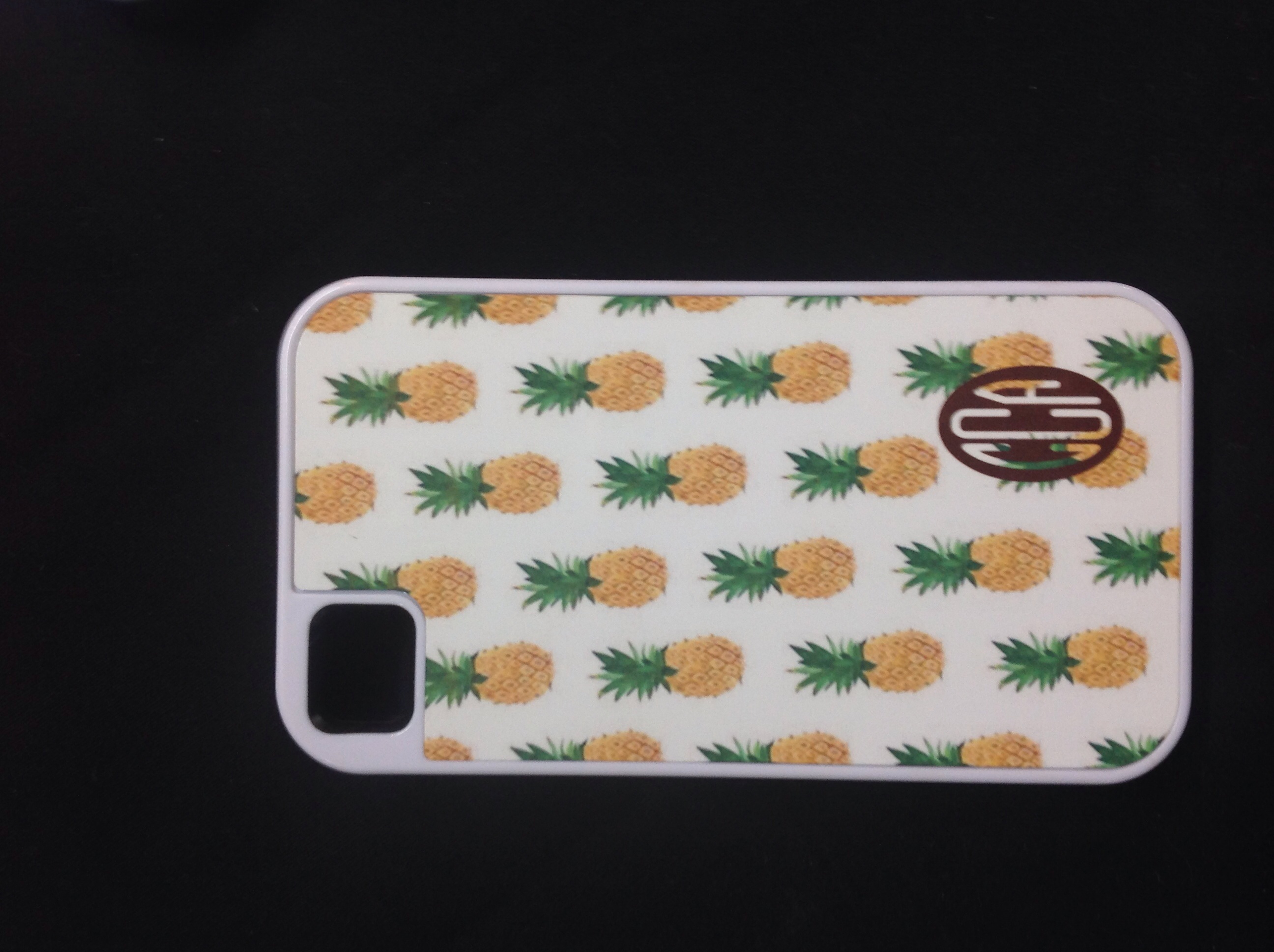 Preppy Pineapple made with sublimation printing