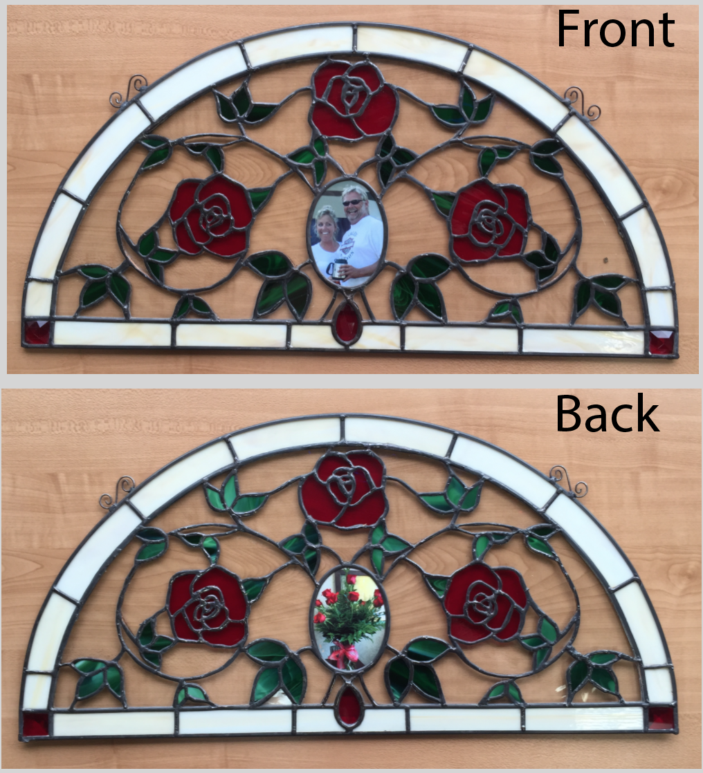 Stained Glass With Unisub Photos made with sublimation printing