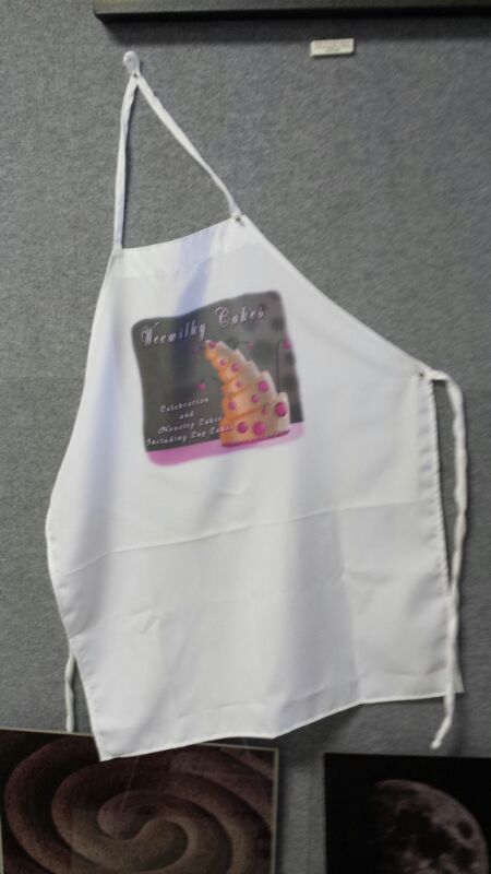Promo Apron made with sublimation printing