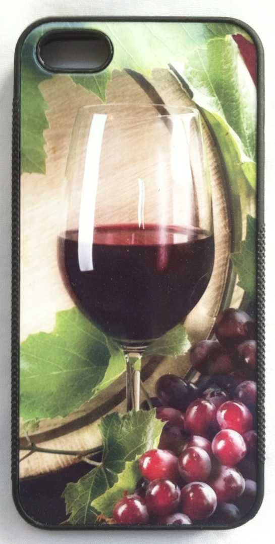 Red Wine iPhone Case made with sublimation printing