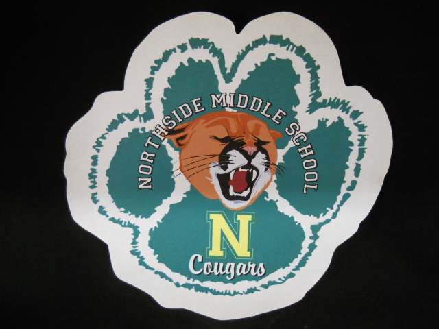 Go Cougars! made with sublimation printing