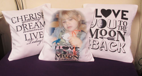 Pillow Case made with sublimation printing