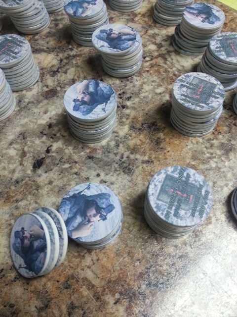 Poker Chips made with sublimation printing