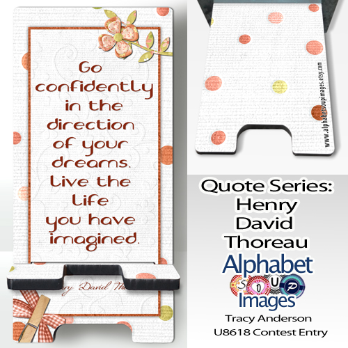 Go Confidently - By Henry Thoreau made with sublimation printing