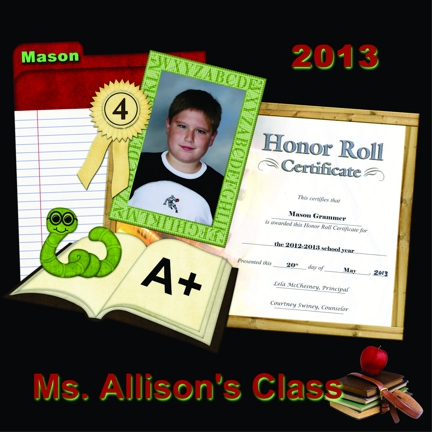 School Awards made with sublimation printing