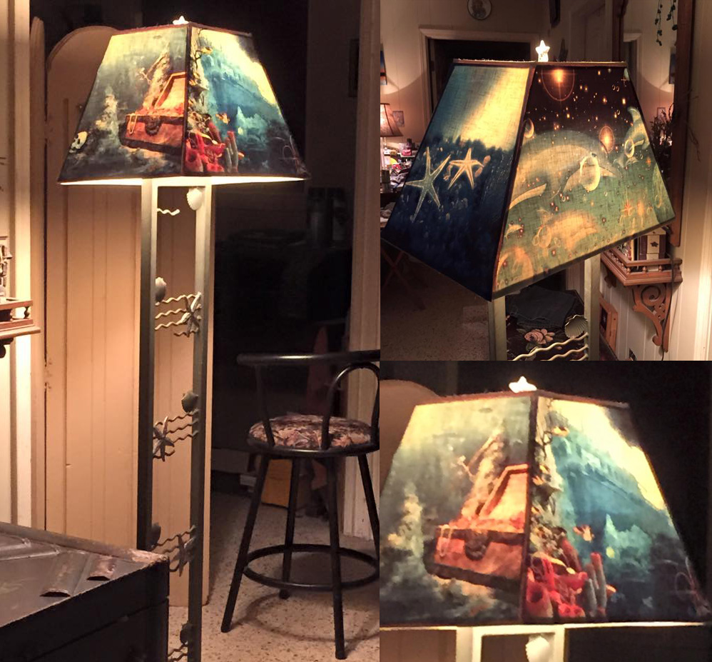 Photo Tex Lampshade made with sublimation printing