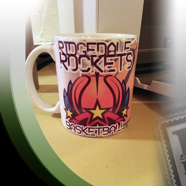 Mugs For High School Basketball made with sublimation printing