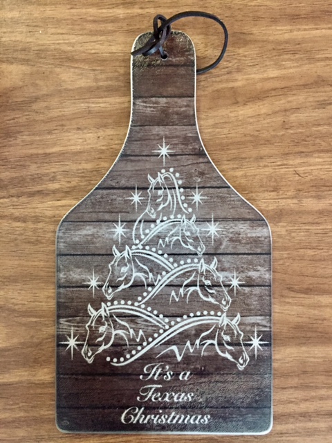 Glass Cheese Board made with sublimation printing