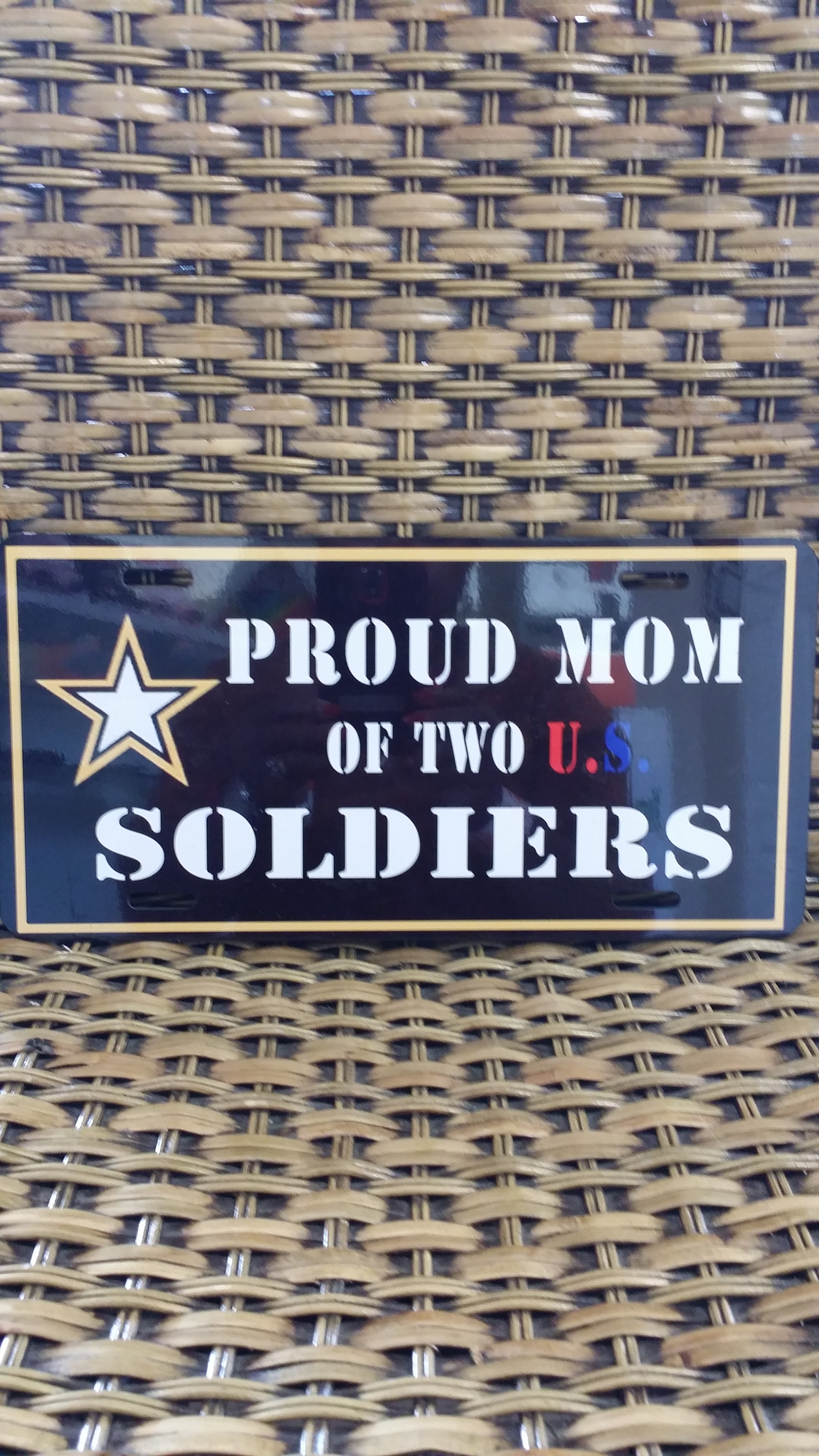 Soldier Mom made with sublimation printing
