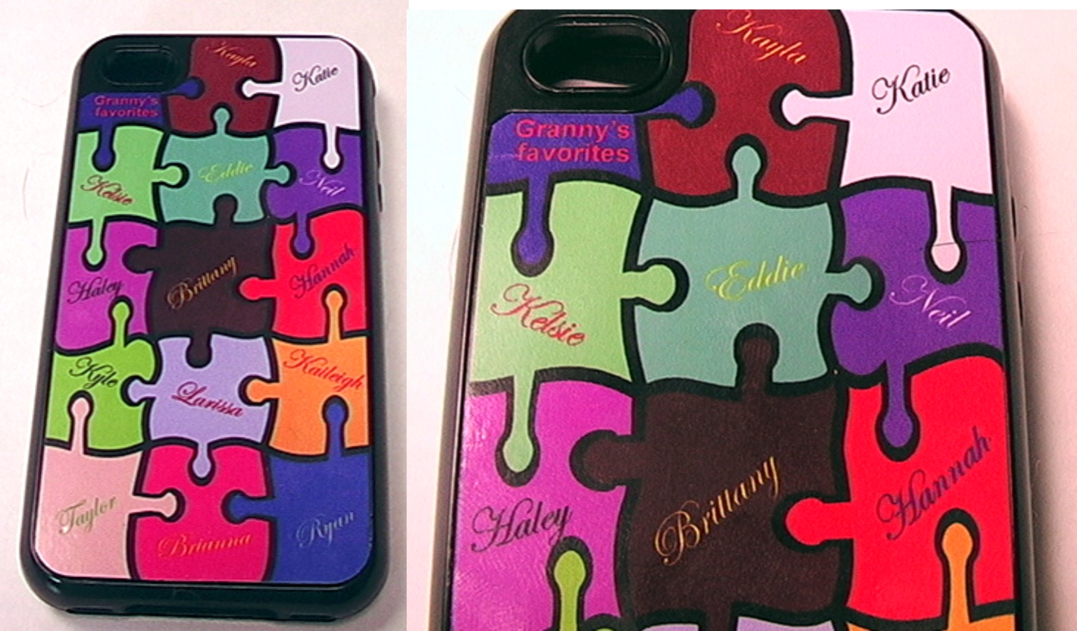 Puzzle themed Capsule cover made with sublimation printing