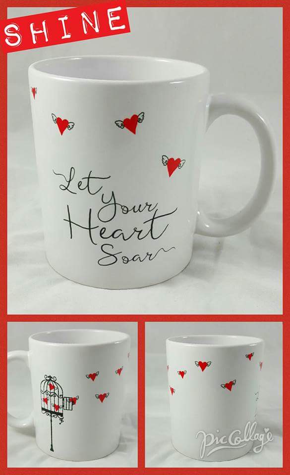 Let Your Heart Soar made with sublimation printing