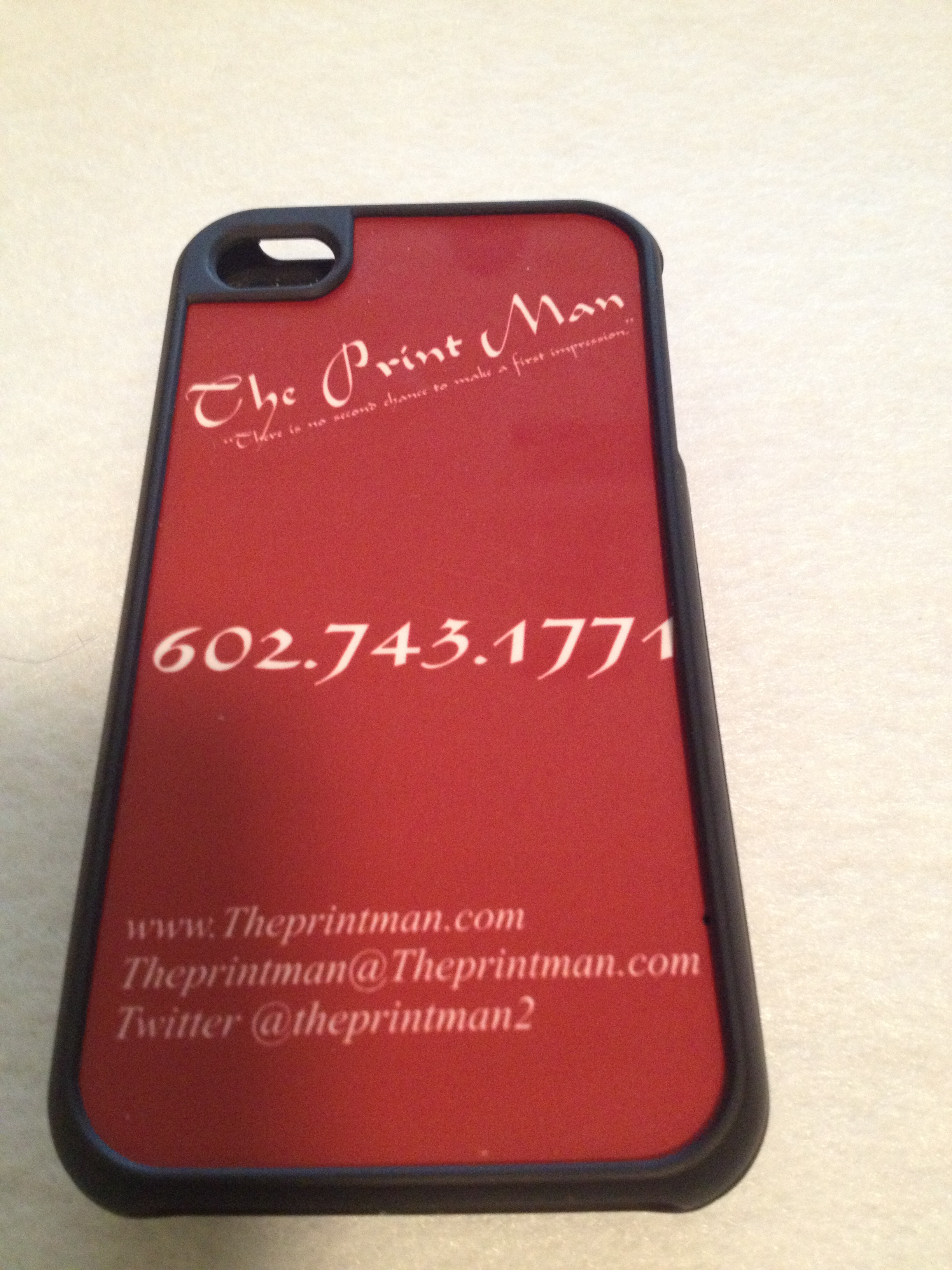 I Phone Cover made with sublimation printing