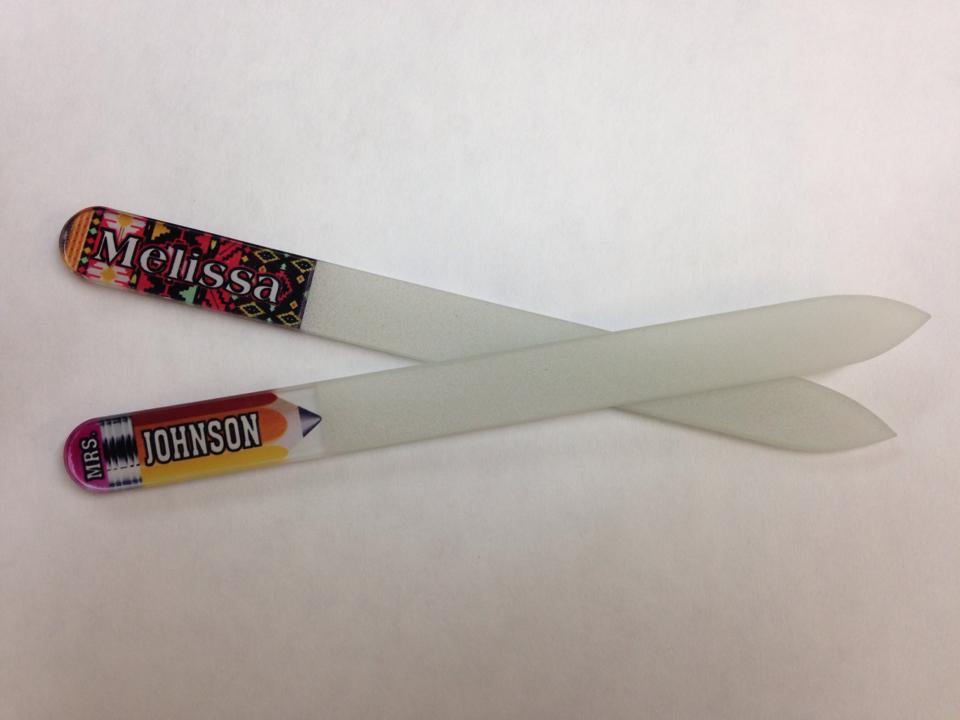 Nail Files made with sublimation printing