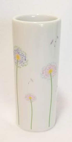 Made this shot glass into a vase for short stemmed flowers!