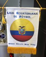 A sporty banner for Liga Ecuatoriana de FÃºtbol.