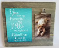 Made two of these pet memory wall hangings for a customer.  I put the 6x8  hardboard on wood pl