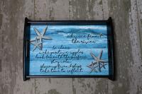 The tray with meaning!   Great for any coastal decorated home or just some one that likes posit