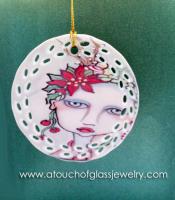 This porcelain ornament is one of the free items that I was sent when I placed a larger order. 